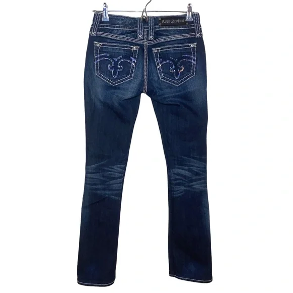 Rock Revival Alanis Boot Cut Jeans Size 27 - Picture 1 of 5